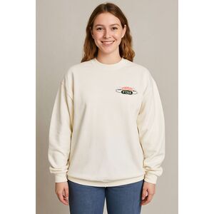 Warner Bros. White Friends Central Perk Spirit Jersey Pullover Top Women's Small
